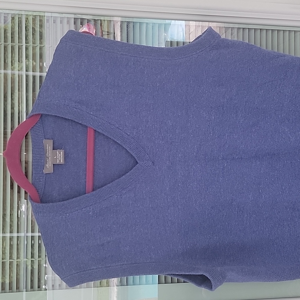 Daniel Cremieux Supima Cotton V Neck Sweater Vest Sz Large - Picture 3 of 7